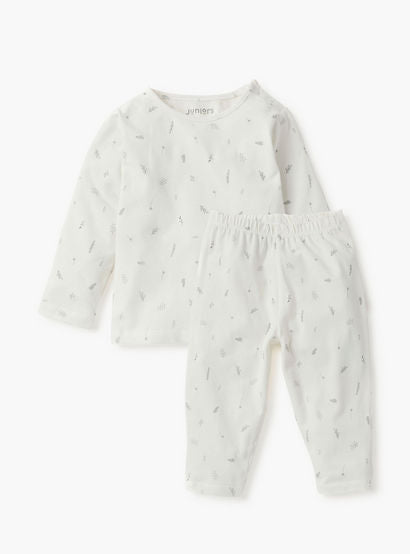 Juniors Printed T-shirt and Pyjama Set-baby-girls-clothing-nightwear-pyjamasets-image-1