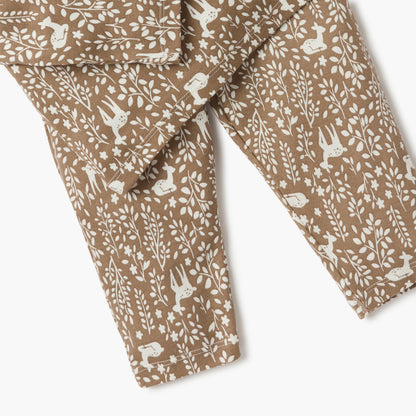 Juniors Pyjama Set with Bear Print - Cotton - Long Sleeves - Collar