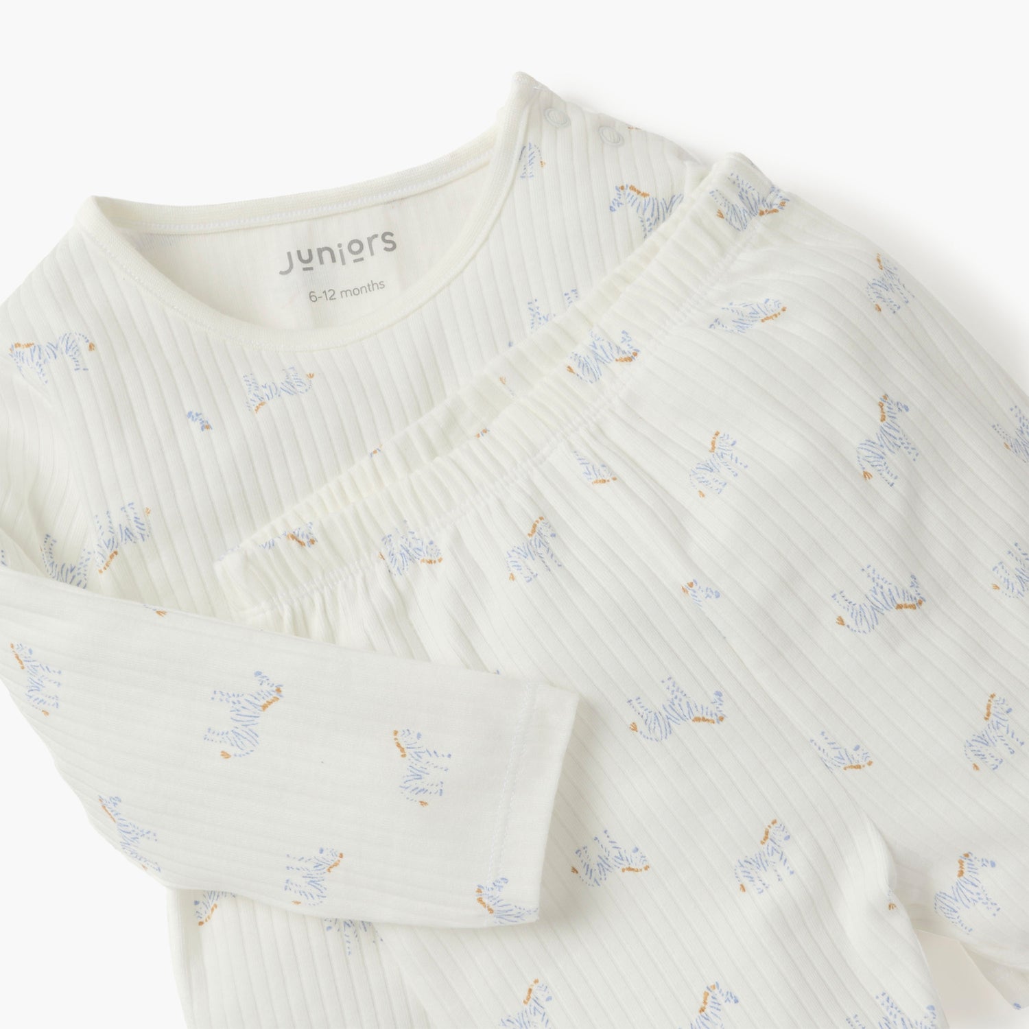 Juniors Bunny Print Long Sleeves T-shirt and Pyjama Set