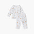 Juniors Printed T-shirt and Pyjama Set - White / 12-18 mths