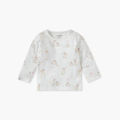 Juniors Pyjama Set with Safari Print - Cotton - Long Sleeves - Henley Neck