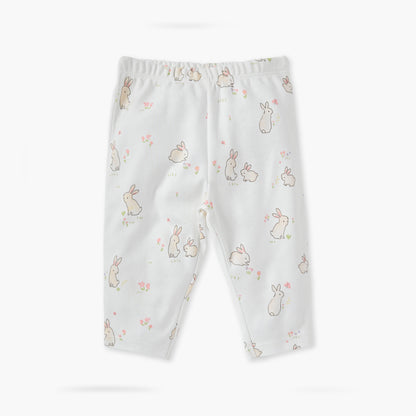 Juniors Pyjama Set with Safari Print - Cotton - Long Sleeves - Henley Neck