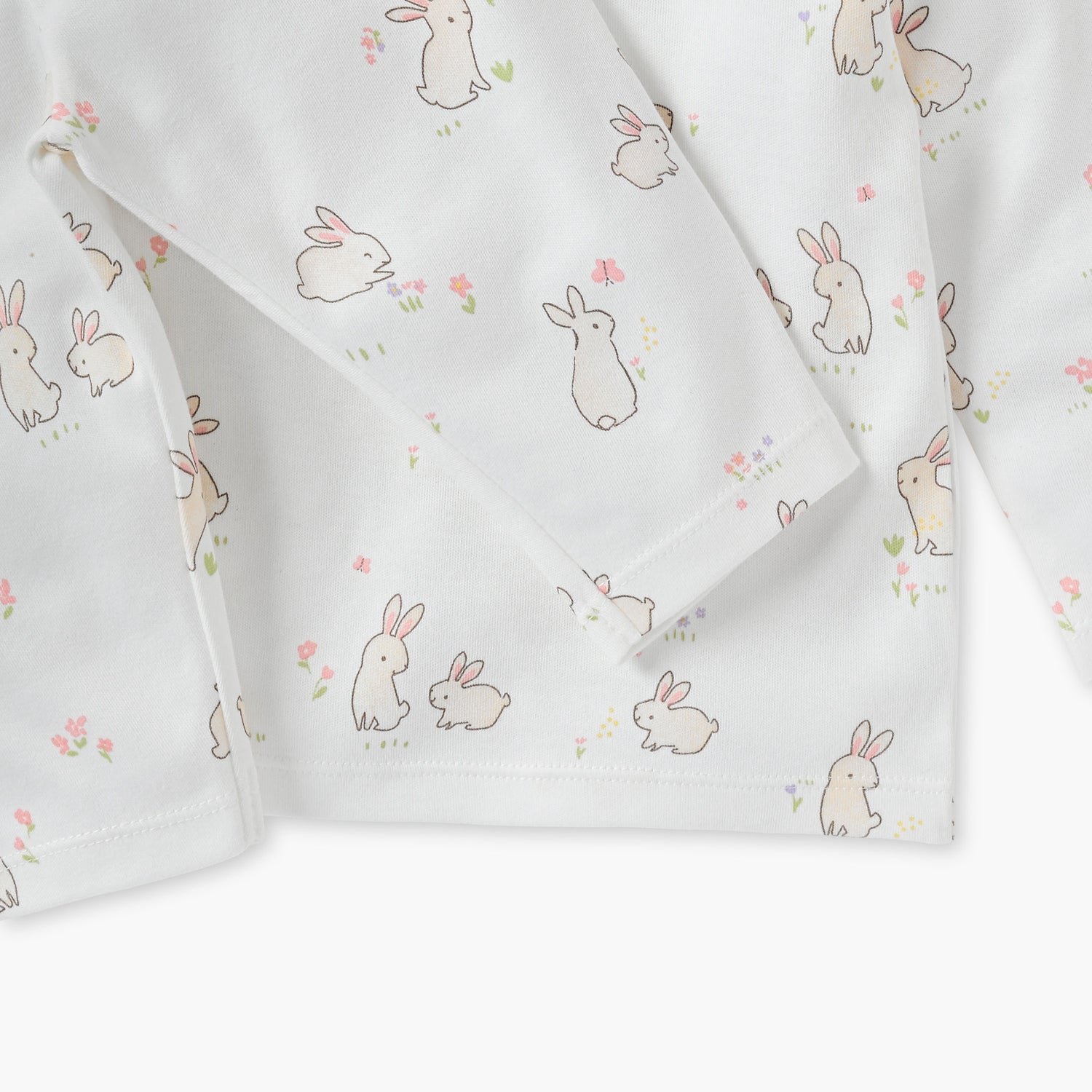 Juniors Pyjama Set with Safari Print - Cotton - Long Sleeves - Henley Neck