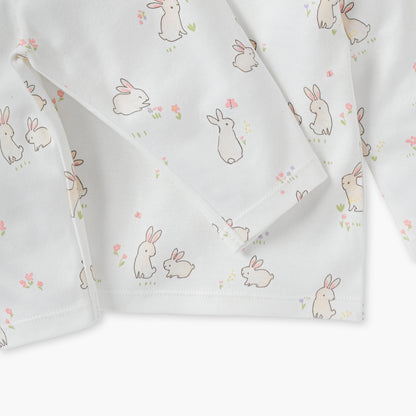 Juniors Pyjama Set with Safari Print - Cotton - Long Sleeves - Henley Neck