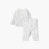 Juniors Floral Print T-shirt and Pyjama Set - White / 12-18 mths