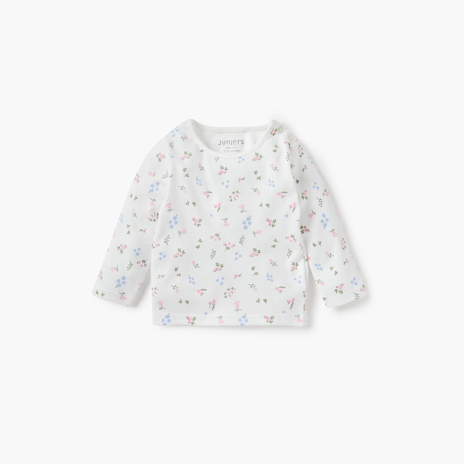Juniors Floral Print T-shirt and Pyjama Set