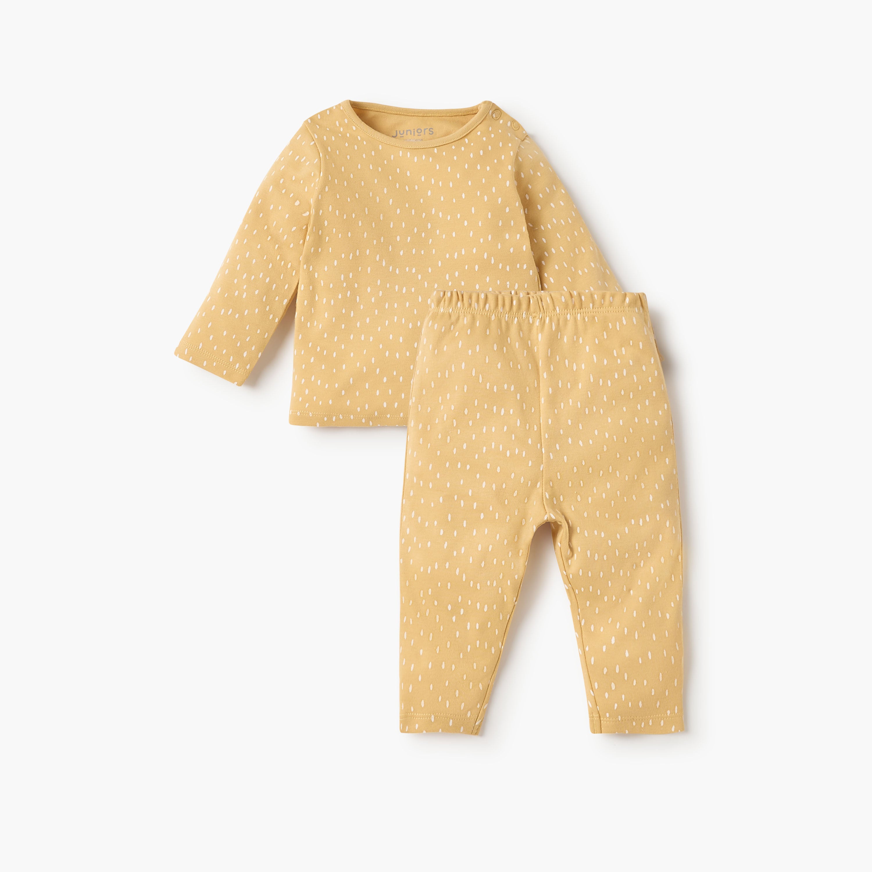 Juniors Printed T-shirt and Pyjama Set