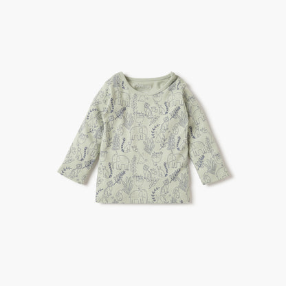Juniors Animal Print T-shirt and Pyjama Set