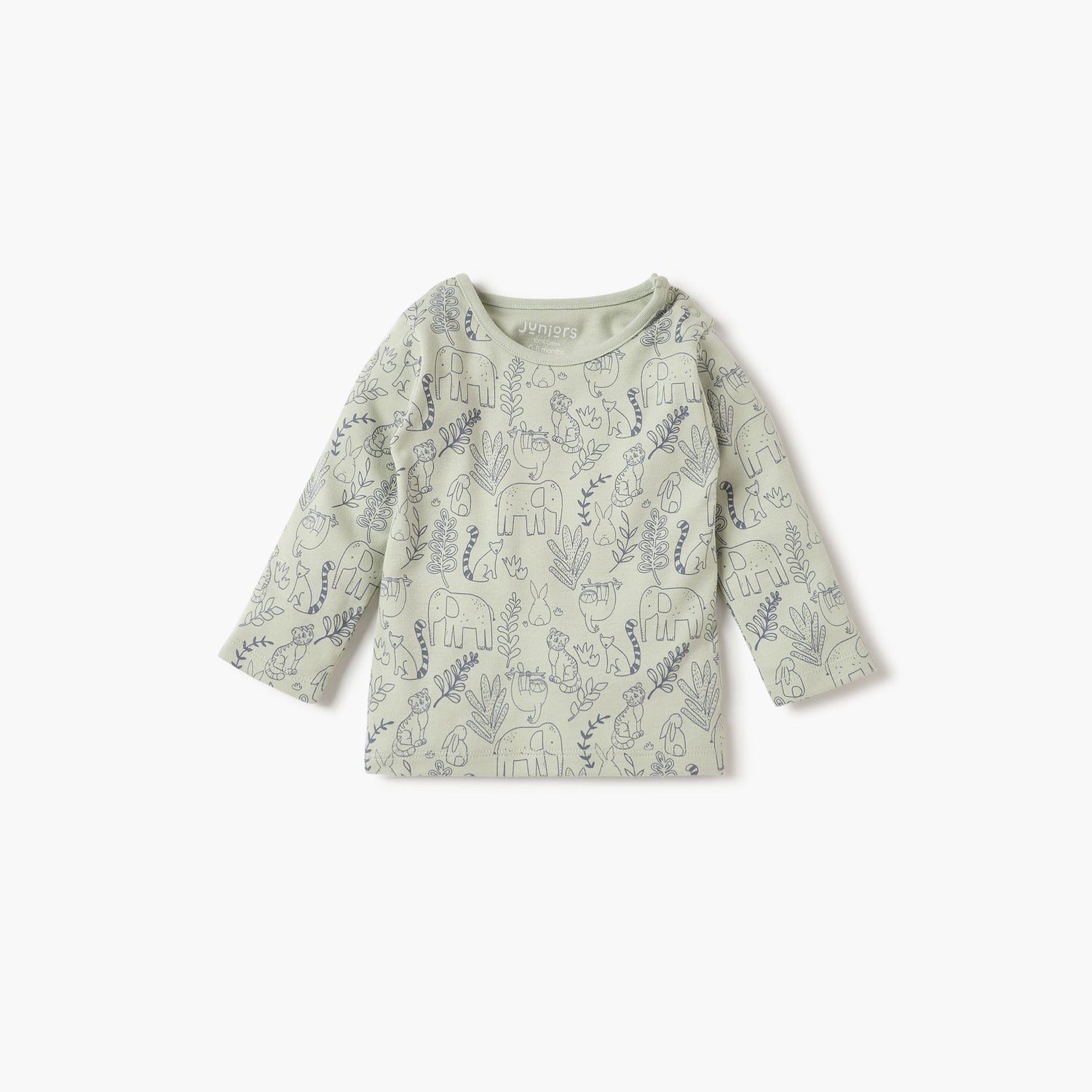 Juniors Animal Print T-shirt and Pyjama Set