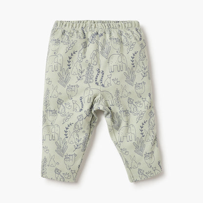 Juniors Animal Print T-shirt and Pyjama Set