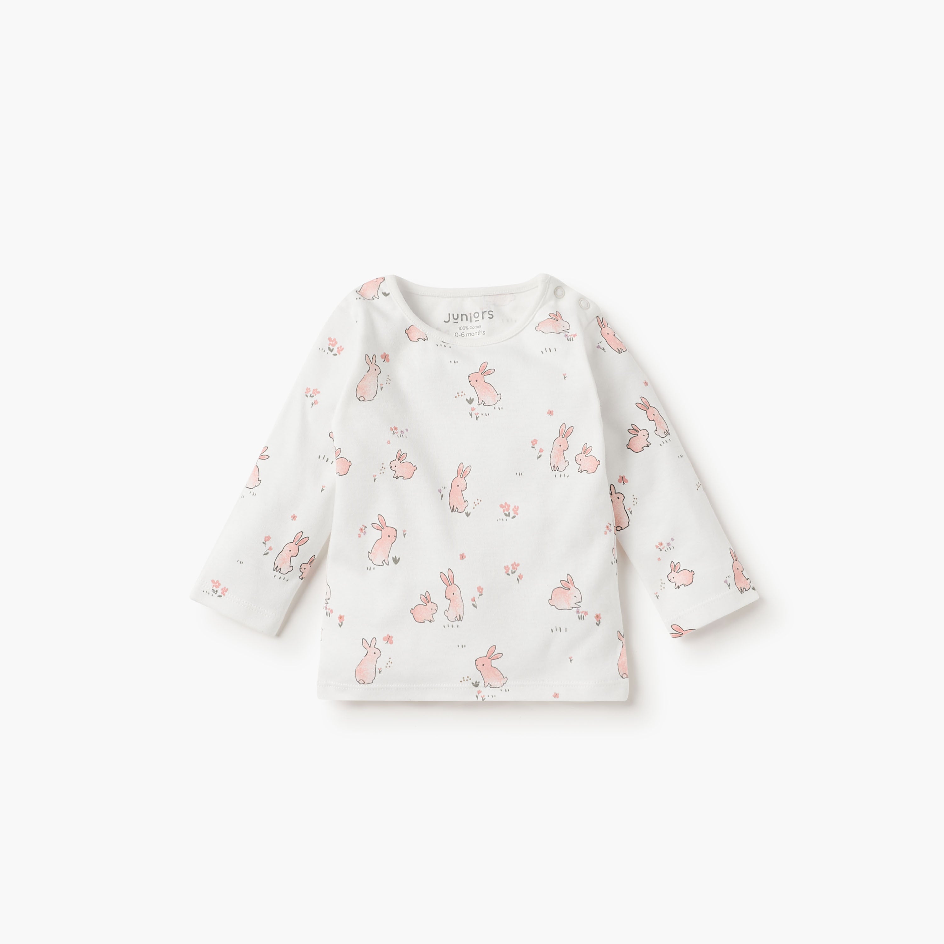 Juniors All-Over Animal Print T-shirt and Pyjama Set