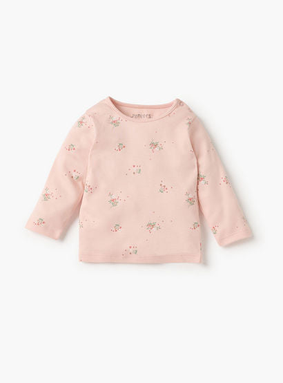 Juniors Floral Print T-shirt and Pyjama Set-baby-boys-clothing-nightwear-pyjamasets-image-3