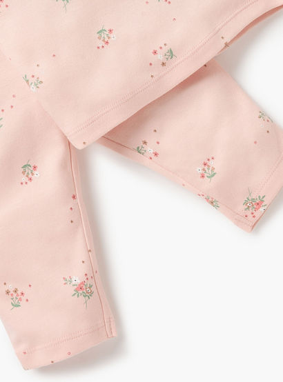 Juniors Floral Print T-shirt and Pyjama Set-baby-boys-clothing-nightwear-pyjamasets-image-6