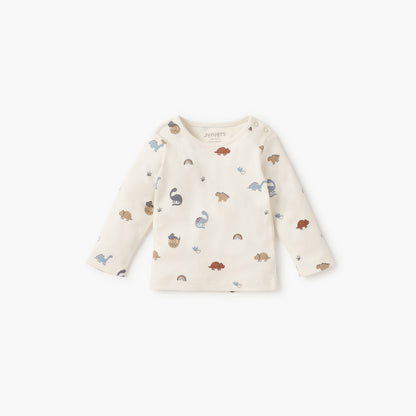 Juniors Animal Print T-shirt and Pyjama Set