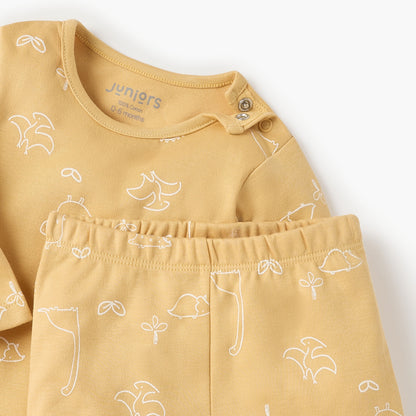 Juniors Dinosaur Print T-shirt and Pyjama Set
