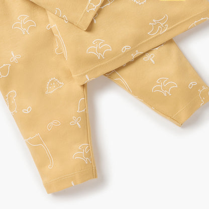 Juniors Dinosaur Print T-shirt and Pyjama Set