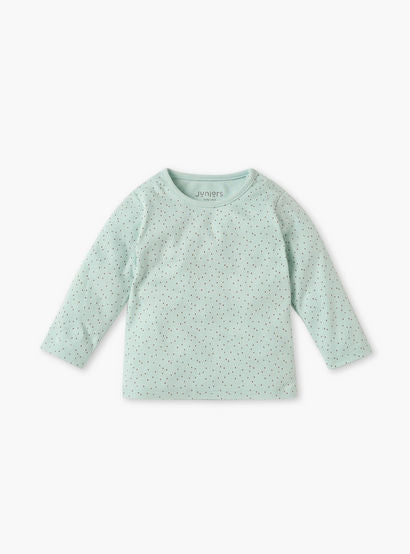 Juniors Polka Dot Print T-shirt and Pyjama Set-baby-boys-clothing-nightwear-pyjamasets-image-3