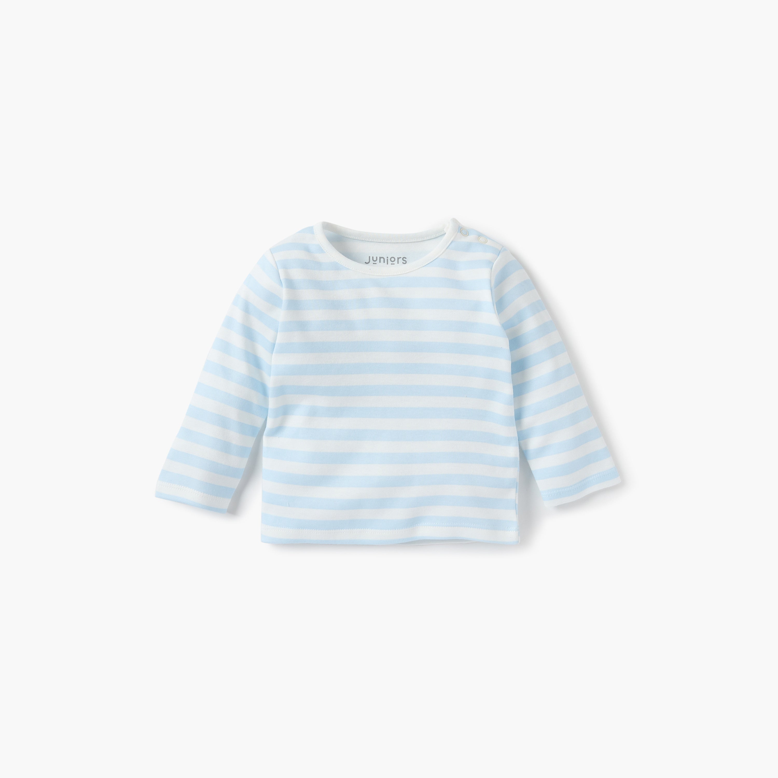 Juniors Striped T-shirt and Pyjama Set