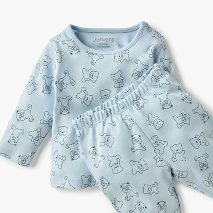 Juniors Tiger Print Long Sleeves T-shirt and Pyjama Set