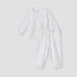 Juniors Printed T-shirt and Pyjama Set- Cotton - Long Sleeves- Round Neck - White / 12-18 mths