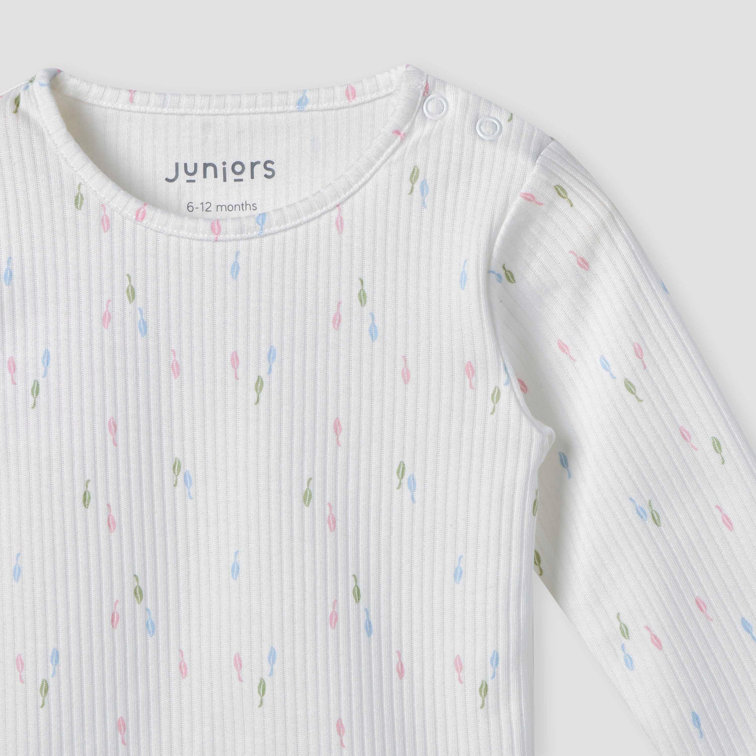Juniors Printed T-shirt and Pyjama Set- Cotton - Long Sleeves- Round Neck