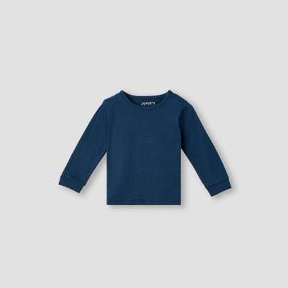 Juniors Solid Long Sleeves T-shirt and Pyjama Set