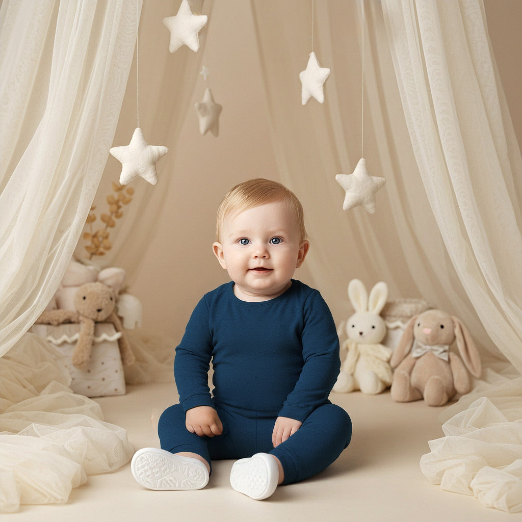 Juniors Solid Long Sleeves T-shirt and Pyjama Set