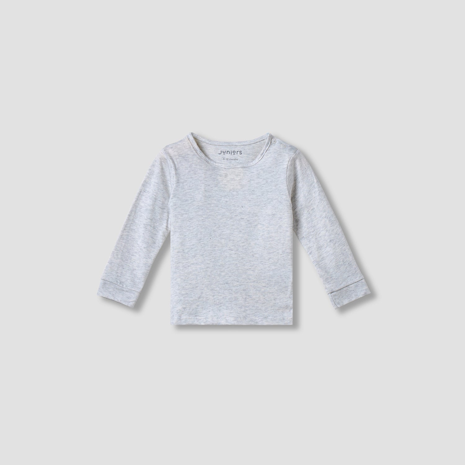 Juniors Solid Long Sleeves T-shirt and Pyjama Set