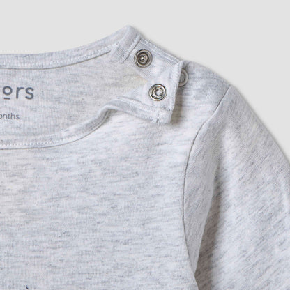 Juniors Solid Long Sleeves T-shirt and Pyjama Set