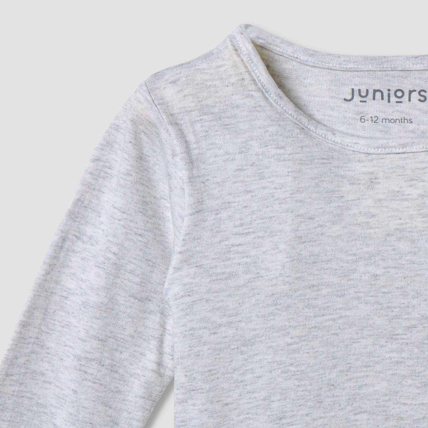 Juniors Solid Long Sleeves T-shirt and Pyjama Set