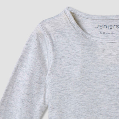 Juniors Solid Long Sleeves T-shirt and Pyjama Set