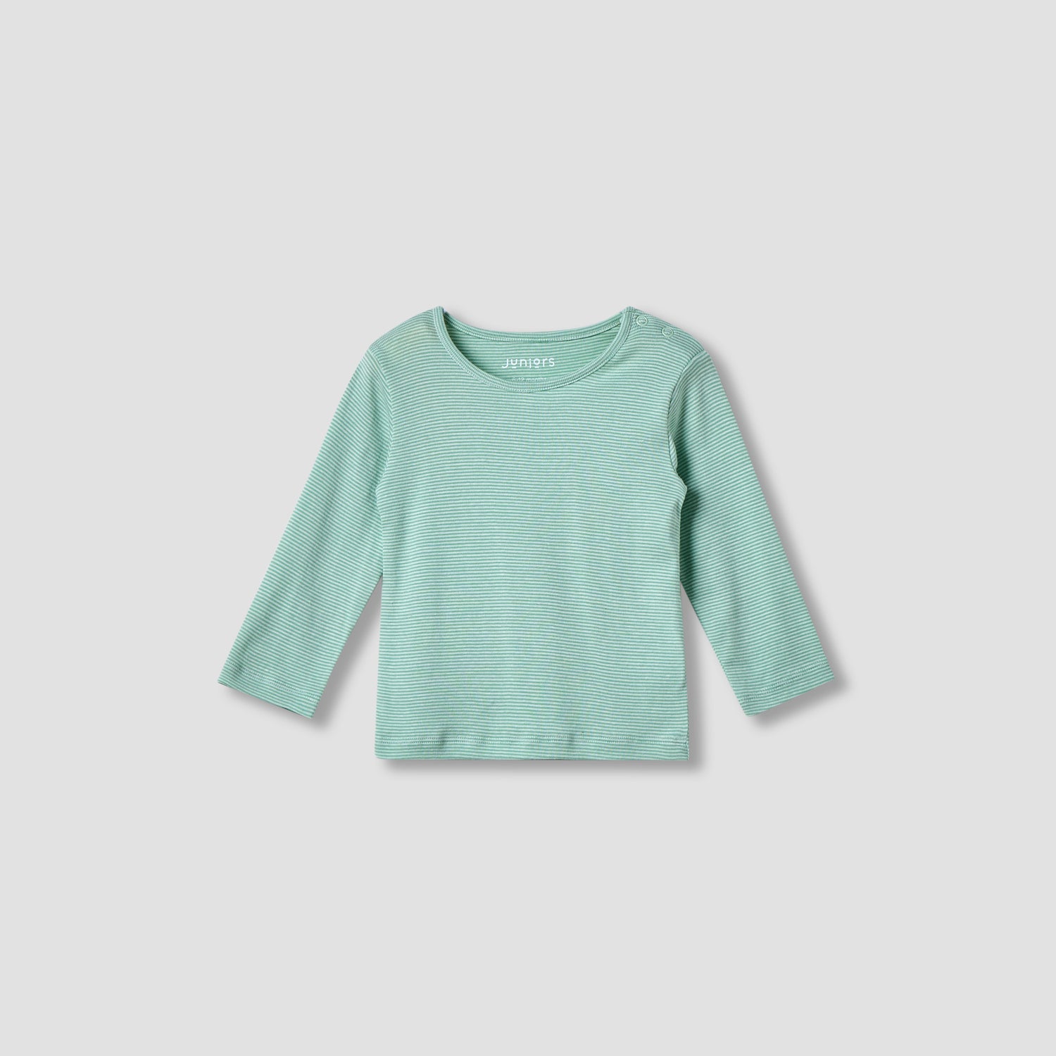 Juniors Striped Long Sleeves T-shirt and Pyjama Set