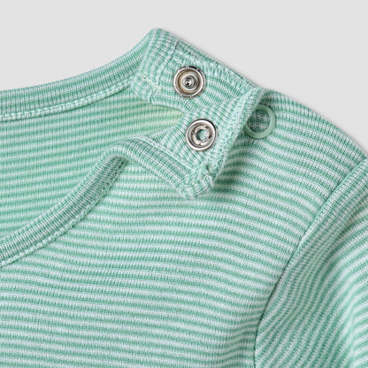 Juniors Striped Long Sleeves T-shirt and Pyjama Set