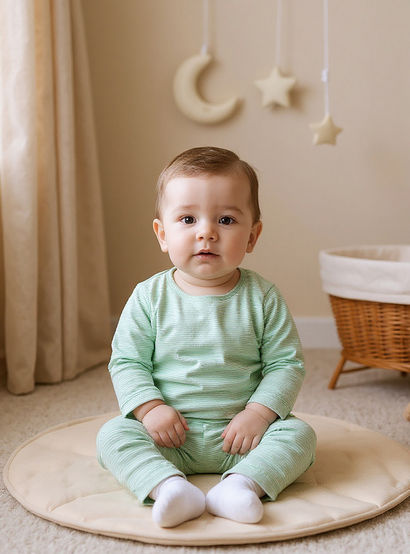 Juniors Striped Long Sleeves T-shirt and Pyjama Set-baby-girls-clothing-nightwear-pyjamasets-image-8