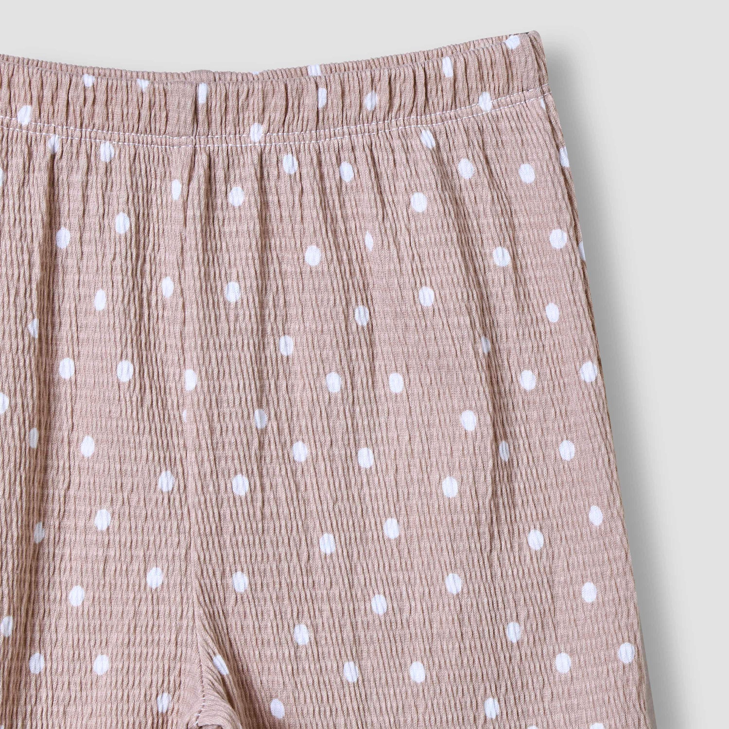 Juniors All-Over Polka Dot Print T-shirt and Pyjama Set