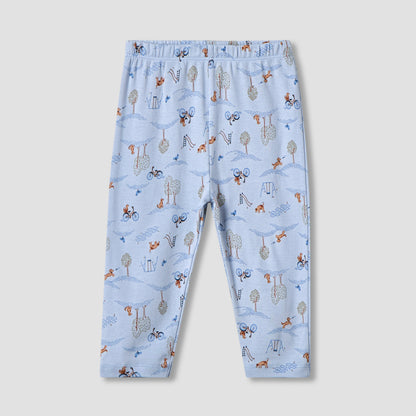 Juniors All-Over Print T-shirt and Pyjama Set