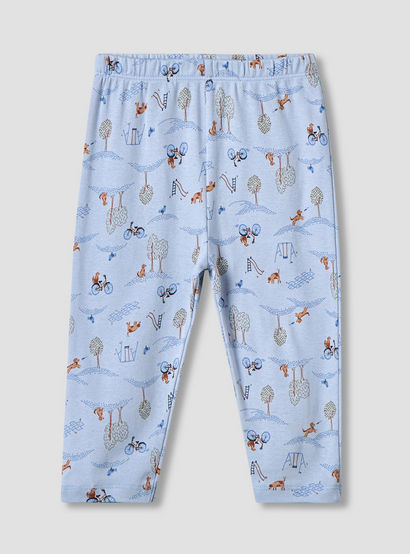 Juniors All-Over Print T-shirt and Pyjama Set-baby-girls-clothing-nightwear-pyjamasets-image-4