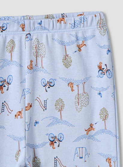 Juniors All-Over Print T-shirt and Pyjama Set-baby-girls-clothing-nightwear-pyjamasets-image-7