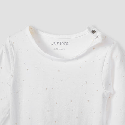 Juniors Solid Long Sleeves T-shirt and Pyjama Set