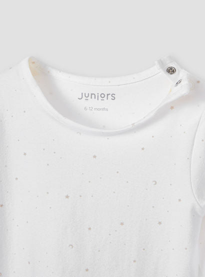 Juniors Solid Long Sleeves T-shirt and Pyjama Set-baby-girls-clothing-nightwear-pyjamasets-image-7