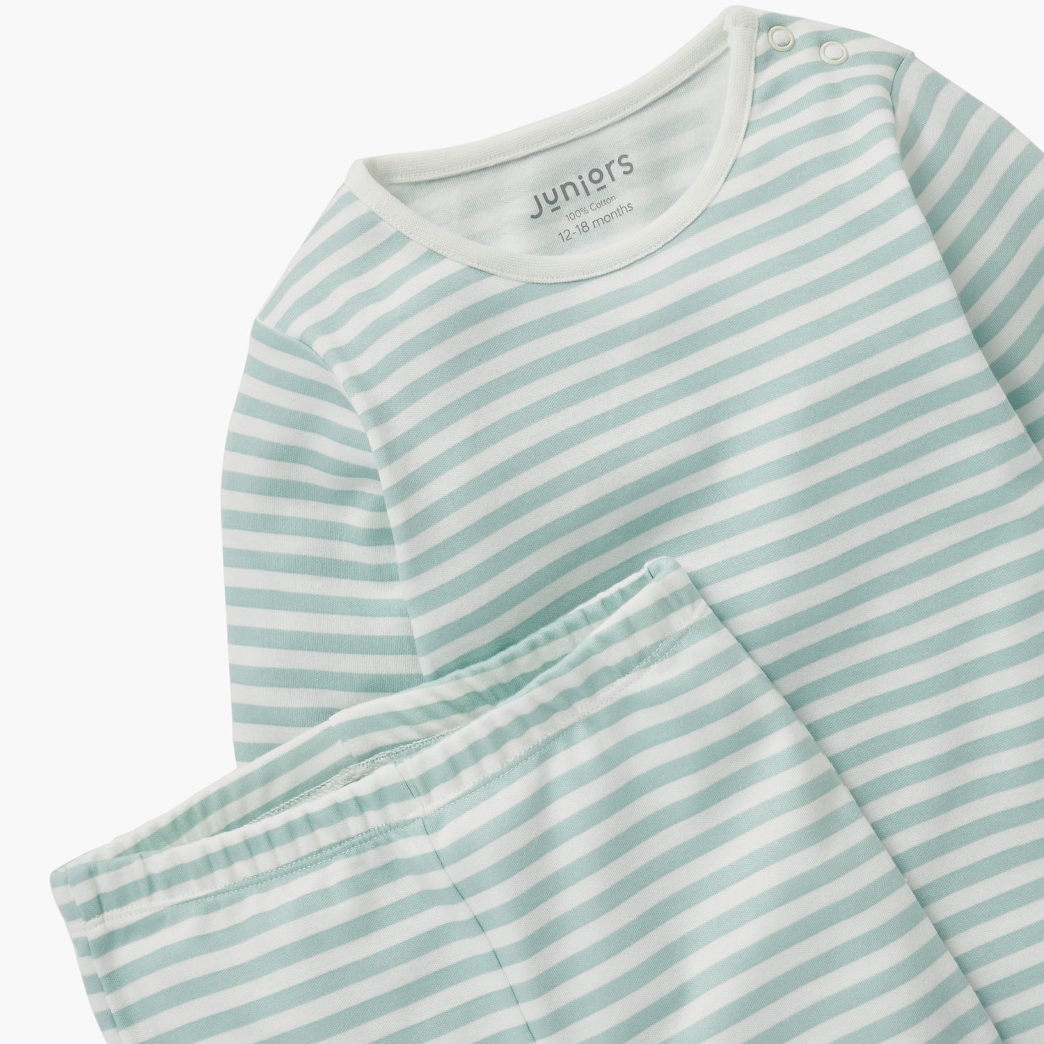 Juniors Striped T-shirt and Pyjama Set