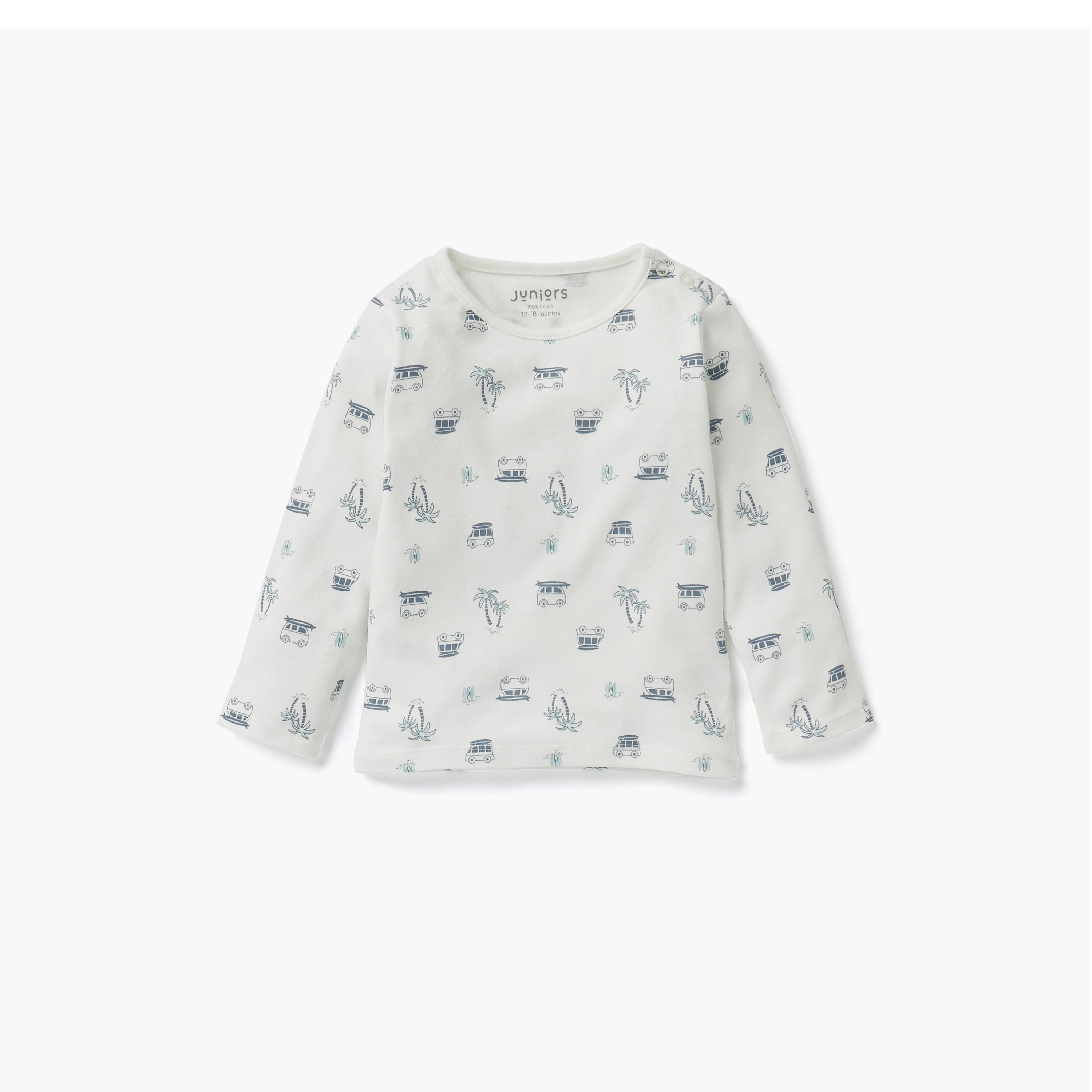 Juniors Graphic Print T-shirt and Pyjama Set