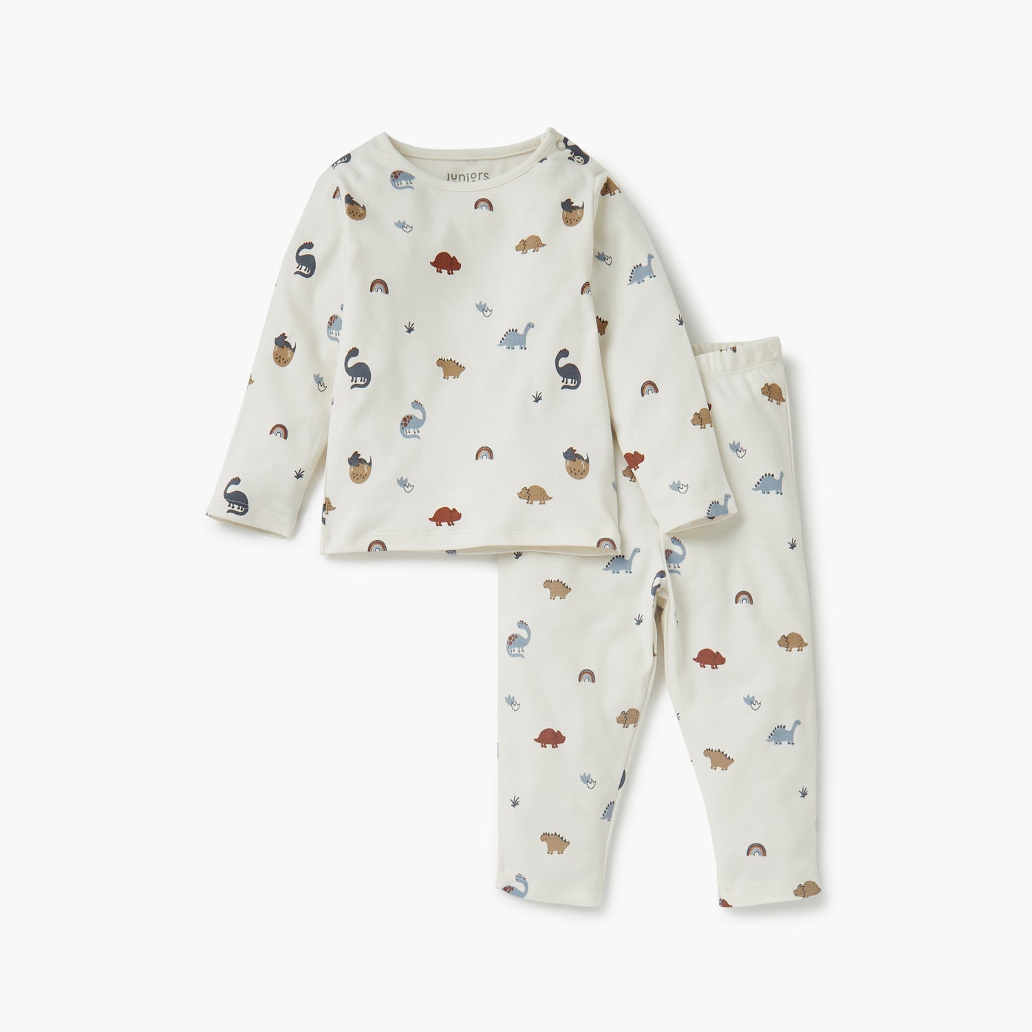Juniors Dinosaur Print T-shirt and Pyjama Set