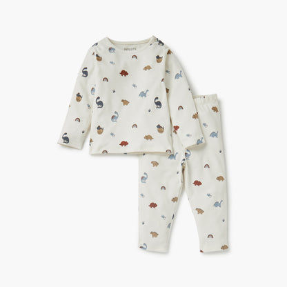 Juniors Dinosaur Print T-shirt and Pyjama Set