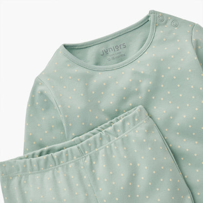 Juniors Polka Dot T-shirt and Pyjama Set