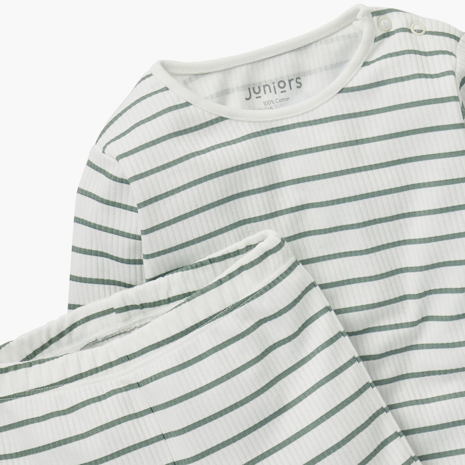 Juniors Striped T-shirt and Pyjama Set