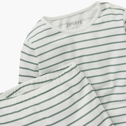 Juniors Striped T-shirt and Pyjama Set