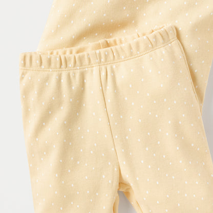 Juniors Polka Dot Print T-shirt and Pyjama Set