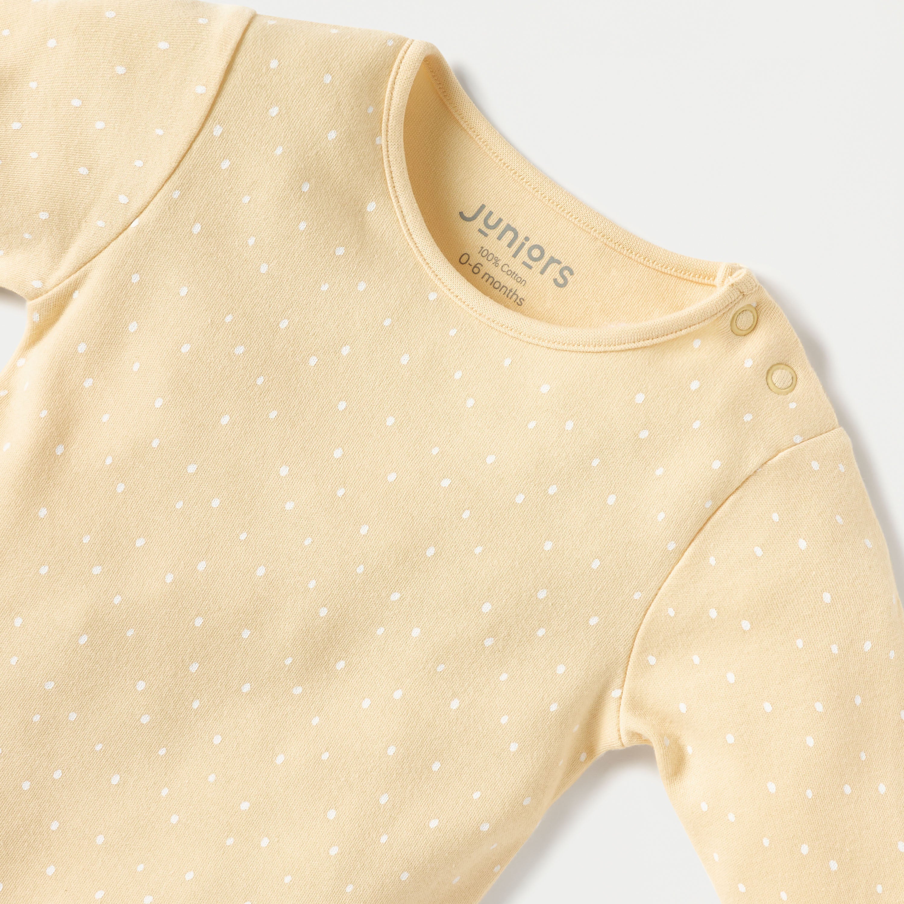 Juniors Polka Dot Print T-shirt and Pyjama Set