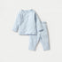 Juniors All-Over Polka Dot Print T-shirt and Pyjama Set - Blue / 12-18 mths
